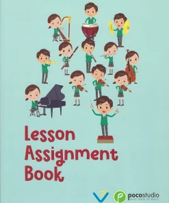 Alfred Poco Studio Lesson Assignment Book Manuscript