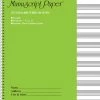 Hal Leonard Manuscript Spiral Bound 96 Pages 12 Staves