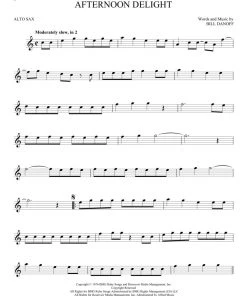 Crescendo Music Manuscript 101 Popular Songs Book For Alto Saxophone