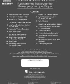 Hal Leonard Fundamental Studies For The Developing Trumpet Player Manuscript