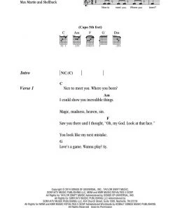 Crescendo Music Taylor Swift Guitar Chord Songbook 3rd Edition Manuscript 8 Crescendo Music Taylor Swift Guitar Chord Songbook 3rd Edition Manuscript