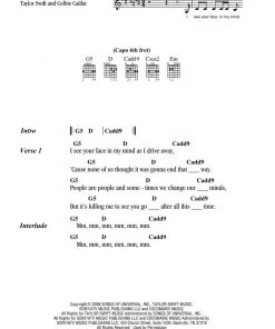 Crescendo Music Taylor Swift Guitar Chord Songbook 3rd Edition Manuscript 10 Crescendo Music Taylor Swift Guitar Chord Songbook 3rd Edition Manuscript