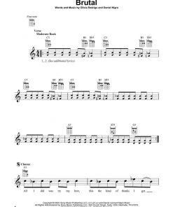Hal Leonard Manuscript Olivia Rodrigo - Sour (Ukulele)