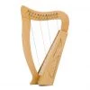 Crescendo Music Western Australia Folk & Native Baby Harp 12 String Carved Beechwood With Bag