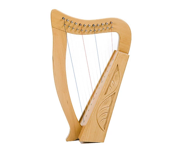 Crescendo Music Western Australia Folk & Native Baby Harp 12 String Carved Beechwood With Bag 3 Crescendo Music Western Australia Folk & Native Baby Harp 12 String Carved Beechwood With Bag