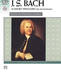 Alfred Bach 18 Short Preludes Book/CD
