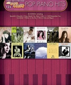 Hal Leonard Ez Play 123 Pop Piano Hits