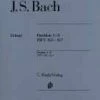 Crescendo Music Manuscript Bach's Partitas Book 1 Nos 1-3 BWV 825-827 Urtext