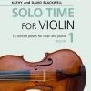Crescendo Music Manuscript Solo Time For Violin Book With CD