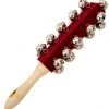 Crescendo Music Percussion 21 Sleigh Bells On Wooden Handle