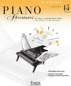 Crescendo Music Manuscript Piano Adventures All In Two : Technique & Performance