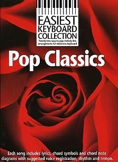 Crescendo Music Manuscript Easiest Keyboard Collection: Pop Classics