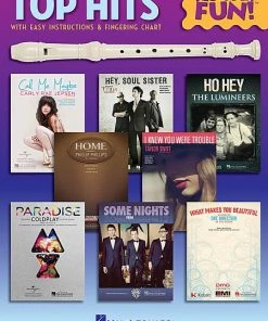 Hal Leonard Top Hits Recorder Fun