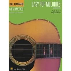 Hal Leonard Manuscript Easy Pop Melodies For Guitar
