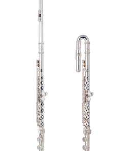 Crescendo Music Woodwind J.Michael Curved & Straight Head Flute AFLU450S