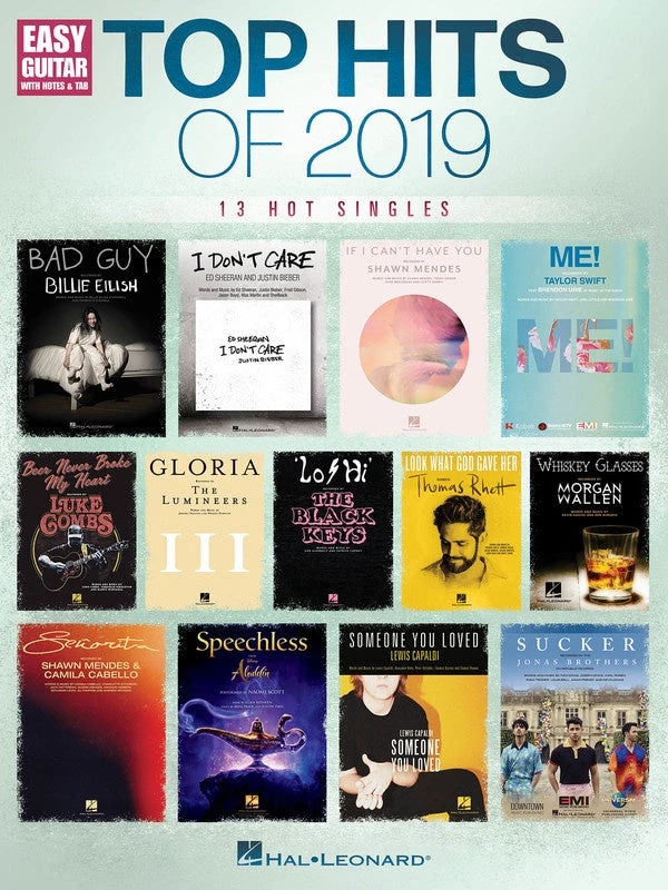 Hal Leonard Manuscript Top Hits Of 2019 Easy Guitar 3 Hal Leonard Manuscript Top Hits Of 2019 Easy Guitar