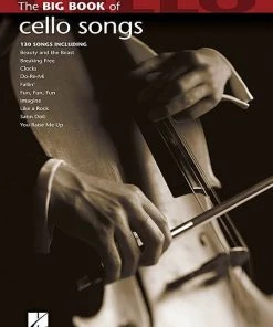 Hal Leonard Big Book Of Cello Songs Manuscript
