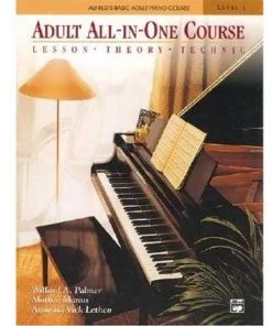 Alfred's Basic Adult All In One Piano Course Manuscript