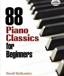 Crescendo Music Manuscript 88 Piano Classics For Beginners