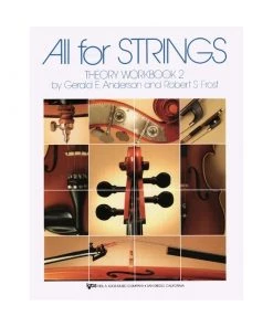 Crescendo Music All For Strings Theory Workbook - Cello