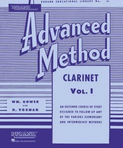 Crescendo Music Rubank Advanced Method - Clarinet Vol. 1 Manuscript