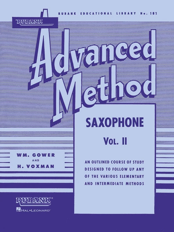 Crescendo Music Manuscript Rubank Advanced Method - Saxophone Vol. 2 3 Crescendo Music Manuscript Rubank Advanced Method - Saxophone Vol. 2