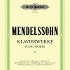 Hal Leonard Manuscript MENDELSSOHN Piano Works Bk 5 Supplementary Volume