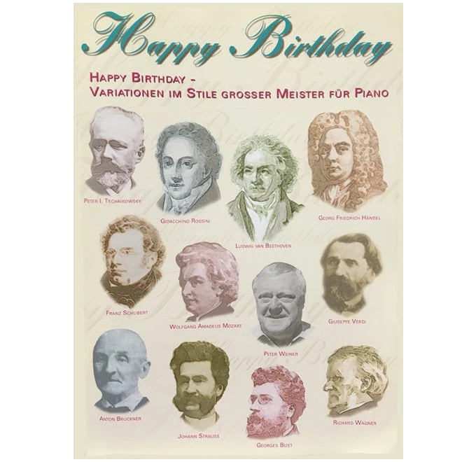 Crescendo Music Manuscript Happy Birthday Variations In Style Of Great Masters 3 Crescendo Music Manuscript Happy Birthday Variations In Style Of Great Masters