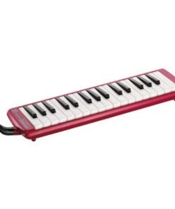 Crescendo Music Folk & Native Hohner Student Melodica 32 Keys Red White
