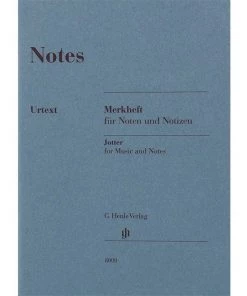 Crescendo Music Henle Manuscript Notebook A6