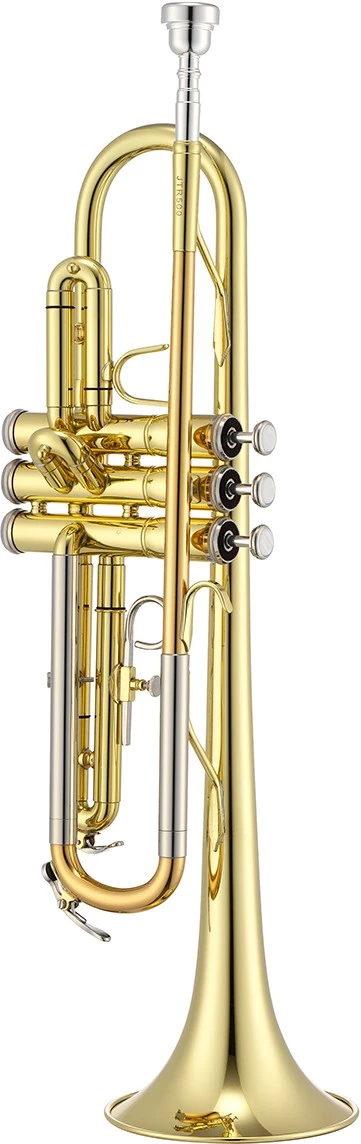 Crescendo Music Jupiter 500 Series B♭ Trumpet Lacquered Brass 3 Crescendo Music Jupiter 500 Series B♭ Trumpet Lacquered Brass