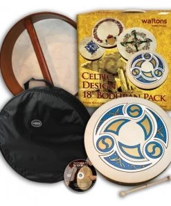 Crescendo Music Waltons 18" Bodhran (Irish Drum) Pack
