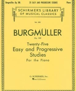 Hal Leonard Manuscript 25 Easy And Progressive Studies For The Piano Op. 100