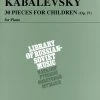 Crescendo Music Kabalevsky 30 Pieces For Children Op. 27 Manuscript