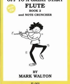 Crescendo Music Off To A Great Start Flute Book 2/CD Mark Walton Manuscript