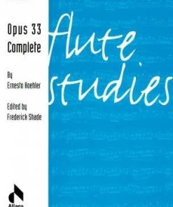 Crescendo Music Koehler Opus 33 Flute Complete Ed By Shade Manuscript