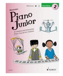 Crescendo Music Manuscript Heumann Piano Junior Duet Book