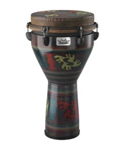 Crescendo Music REMO Djembe Mondo Series Adinkra Percussion