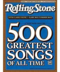 Crescendo Music Rolling Stone Classic Rock To Modern Guitar Classics 1970's-1990 Manuscript