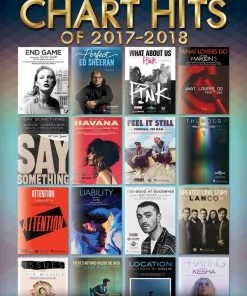 Crescendo Music Chart Hits Of 2017-2018 Easy Piano Manuscript