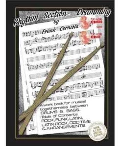Crescendo Music Rhythm Section Drumming Frank Corniola Book /CD