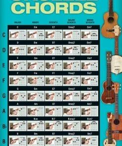 Hal Leonard Manuscript Ukulele Chords Poster