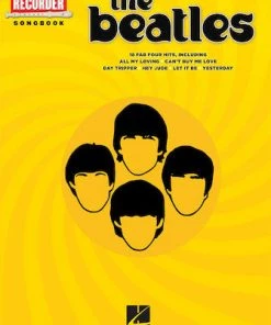 Crescendo Music Manuscript THE BEATLES Hal Leonard Recorder Songbook