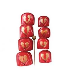 Crescendo Music Mano 8 Piece Temple Woodblock Percussion