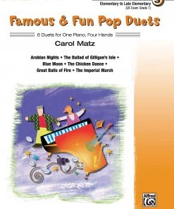 Crescendo Music Manuscript Famous And Fun Pop Duets For One Piano By Carol Matz
