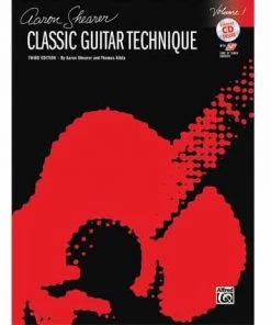 Crescendo Music Aaron Shearer Classical Guitar Technique Book With CD Manuscript