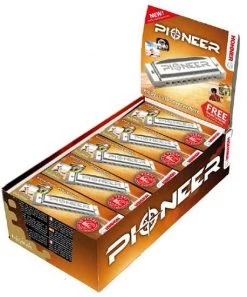 Folk & Native Hohner Pioneer Harps Counter Display Box Of 10 In The Key Of C