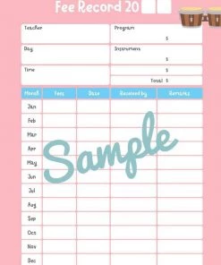 Alfred Poco Studio Lesson Assignment Book Manuscript