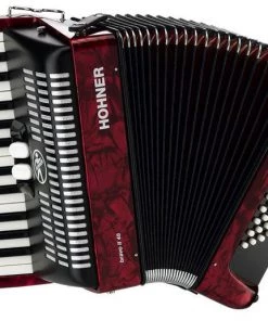 Hohner Bravo II 48 Bass Chromatic Accordion Folk & Native