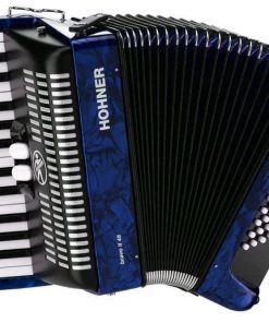 Hohner Bravo II 48 Bass Chromatic Accordion Folk & Native